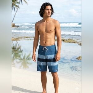 Billabong Recycler Originals Striped Boardshorts - Size 34